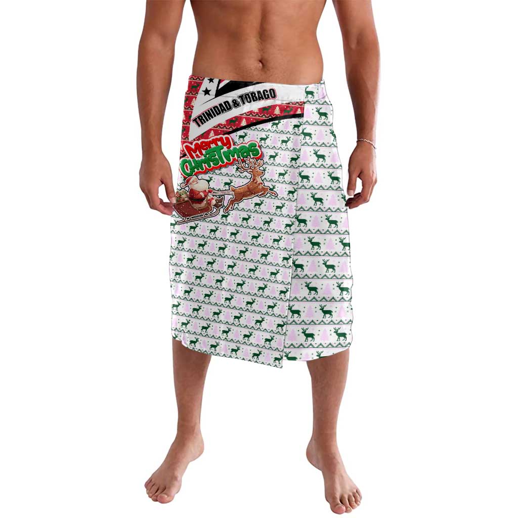Trinidad and Tobago Christmas Lavalava Christmas Bird Santa and Reindeer Design - Wonder Print Shop