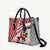 Trinidad and Tobago Christmas Leather Bag Christmas Bird Santa and Reindeer Design - Wonder Print Shop