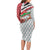 Trinidad and Tobago Christmas Long Sleeve Bodycon Dress Christmas Bird Santa and Reindeer Design - Wonder Print Shop