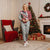 Trinidad and Tobago Christmas Pajama Set Christmas Bird Santa and Reindeer Design - Wonder Print Shop