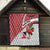 Trinidad and Tobago Christmas Quilt Christmas Bird Santa and Reindeer Design - Wonder Print Shop