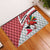 Trinidad and Tobago Christmas Rubber Doormat Christmas Bird Santa and Reindeer Design - Wonder Print Shop