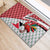Trinidad and Tobago Christmas Rubber Doormat Christmas Bird Santa and Reindeer Design - Wonder Print Shop