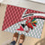 Trinidad and Tobago Christmas Rubber Doormat Christmas Bird Santa and Reindeer Design - Wonder Print Shop