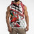 Trinidad and Tobago Christmas Sleeveless Hoodie Christmas Bird Santa and Reindeer Design - Wonder Print Shop