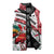 Trinidad and Tobago Christmas Sleeveless Puffer Jacket Christmas Bird Santa and Reindeer Design - Wonder Print Shop