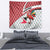 Trinidad and Tobago Christmas Tapestry Christmas Bird Santa and Reindeer Design - Wonder Print Shop