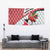 Trinidad and Tobago Christmas Tapestry Christmas Bird Santa and Reindeer Design - Wonder Print Shop