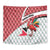 Trinidad and Tobago Christmas Tapestry Christmas Bird Santa and Reindeer Design - Wonder Print Shop
