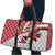 Trinidad and Tobago Christmas Travel Bag Christmas Bird Santa and Reindeer Design - Wonder Print Shop