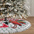 Trinidad and Tobago Christmas Tree Skirt Christmas Bird Santa and Reindeer Design - Wonder Print Shop