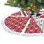 Trinidad and Tobago Christmas Tree Skirt Christmas Bird Santa and Reindeer Design - Wonder Print Shop