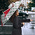 Trinidad and Tobago Christmas Umbrella Christmas Bird Santa and Reindeer Design - Wonder Print Shop