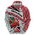 Trinidad and Tobago Christmas Zip Hoodie Christmas Bird Santa and Reindeer Design - Wonder Print Shop