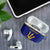 Barbados Christmas AirPods Case with Blue Yellow Xmas Trident Santa and Reindeer - Wonder Print Shop