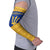 Barbados Christmas Arm Sleeves with Blue Yellow Xmas Trident Santa and Reindeer - Wonder Print Shop