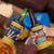 Barbados Christmas 4 in 1 Can Cooler Tumbler with Blue Yellow Xmas Trident Santa and Reindeer - Wonder Print Shop