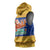 Barbados Christmas Sleeveless Hoodie with Blue Yellow Xmas Trident Santa and Reindeer - Wonder Print Shop