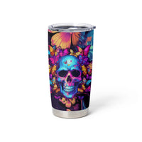 Fantasy Skull with Butterflies Tumbler Cup Love me or hate me i'm still gonna shine - Wonder Print Shop
