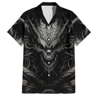 Demon Skull Hawaiian Shirt Always be yourself unless you can be a Dragon then always be a Dragon - Wonder Print Shop