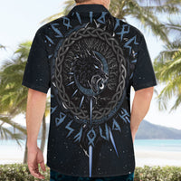 Skoll and Hati Viking Wolfs Hawaiian Shirt - Wonder Print Shop