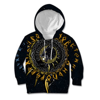 Skoll and Hati Viking Wolfs Kid Hoodie - Wonder Print Shop