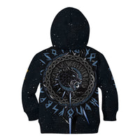 Skoll and Hati Viking Wolfs Kid Hoodie - Wonder Print Shop
