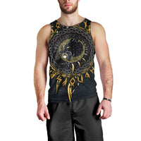 Skoll and Hati Viking Wolfs Men Tank Top - Wonder Print Shop