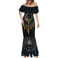 Skoll and Hati Viking Wolfs Mermaid Dress - Wonder Print Shop