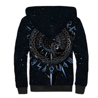 Skoll and Hati Viking Wolfs Sherpa Hoodie - Wonder Print Shop
