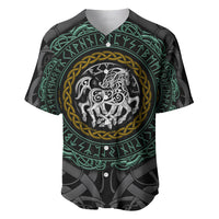 Viking Baseball Jersey Sleipnir symbol and viking pattern art - Wonder Print Shop