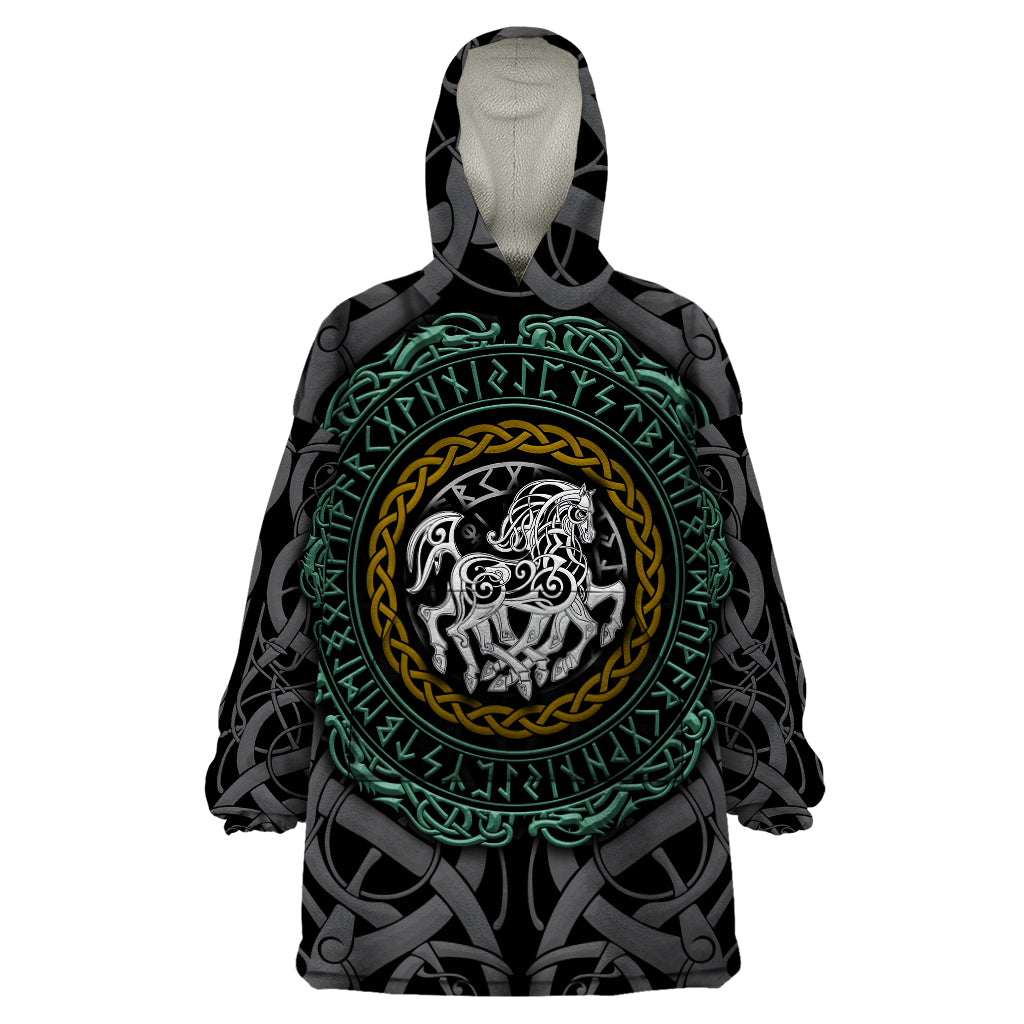 viking-wearable-blanket-hoodie-sleipnir-symbol-and-viking-pattern-art