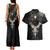 Viking Raven Couples Matching Tank Maxi Dress and Hawaiian Shirt Viking Blood Runs Through My Veins - Wonder Print Shop