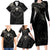 Viking Raven Family Matching Long Sleeve Bodycon Dress and Hawaiian Shirt Viking Blood Runs Through My Veins - Wonder Print Shop