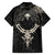 Viking Raven Family Matching Long Sleeve Bodycon Dress and Hawaiian Shirt Viking Blood Runs Through My Veins - Wonder Print Shop
