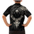 Viking Raven Family Matching Mermaid Dress and Hawaiian Shirt Viking Blood Runs Through My Veins - Wonder Print Shop