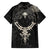 Viking Raven Family Matching Off Shoulder Maxi Dress and Hawaiian Shirt Viking Blood Runs Through My Veins - Wonder Print Shop