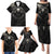 Viking Raven Family Matching Puletasi Dress and Hawaiian Shirt Viking Blood Runs Through My Veins - Wonder Print Shop