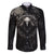 Viking Raven Family Matching Short Sleeve Bodycon Dress and Hawaiian Shirt Viking Blood Runs Through My Veins - Wonder Print Shop