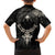 Viking Raven Family Matching Summer Maxi Dress and Hawaiian Shirt Viking Blood Runs Through My Veins - Wonder Print Shop