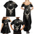 Viking Raven Family Matching Summer Maxi Dress and Hawaiian Shirt Viking Blood Runs Through My Veins - Wonder Print Shop