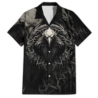 Viking Raven Family Matching Tank Maxi Dress and Hawaiian Shirt Viking Blood Runs Through My Veins - Wonder Print Shop