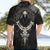 Viking Raven Hawaiian Shirt Viking Blood Runs Through My Veins - Wonder Print Shop