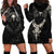 Viking Raven Hoodie Dress Viking Blood Runs Through My Veins - Wonder Print Shop