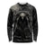 Viking Raven Long Sleeve Shirt Viking Blood Runs Through My Veins - Wonder Print Shop