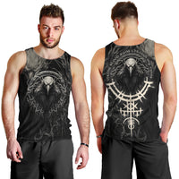 Viking Raven Men Tank Top Viking Blood Runs Through My Veins - Wonder Print Shop