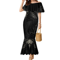 Viking Raven Mermaid Dress Viking Blood Runs Through My Veins - Wonder Print Shop