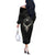 Viking Raven Off The Shoulder Long Sleeve Dress Viking Blood Runs Through My Veins - Wonder Print Shop