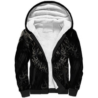 Viking Raven Sherpa Hoodie Viking Blood Runs Through My Veins - Wonder Print Shop