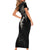 Viking Raven Short Sleeve Bodycon Dress Viking Blood Runs Through My Veins - Wonder Print Shop